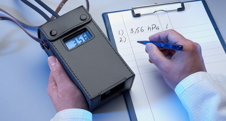 Digital-Manometer EMA 84 im Einsatz